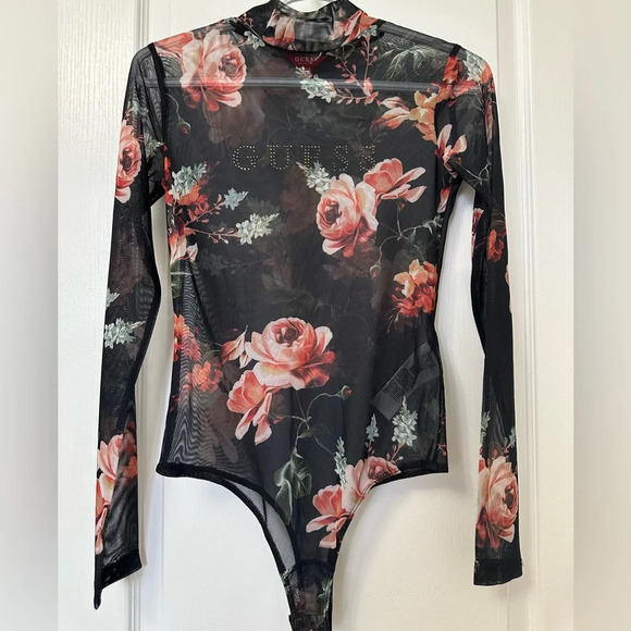 GUESS FLORAL BODYSUIT - Picture 1 of 8
